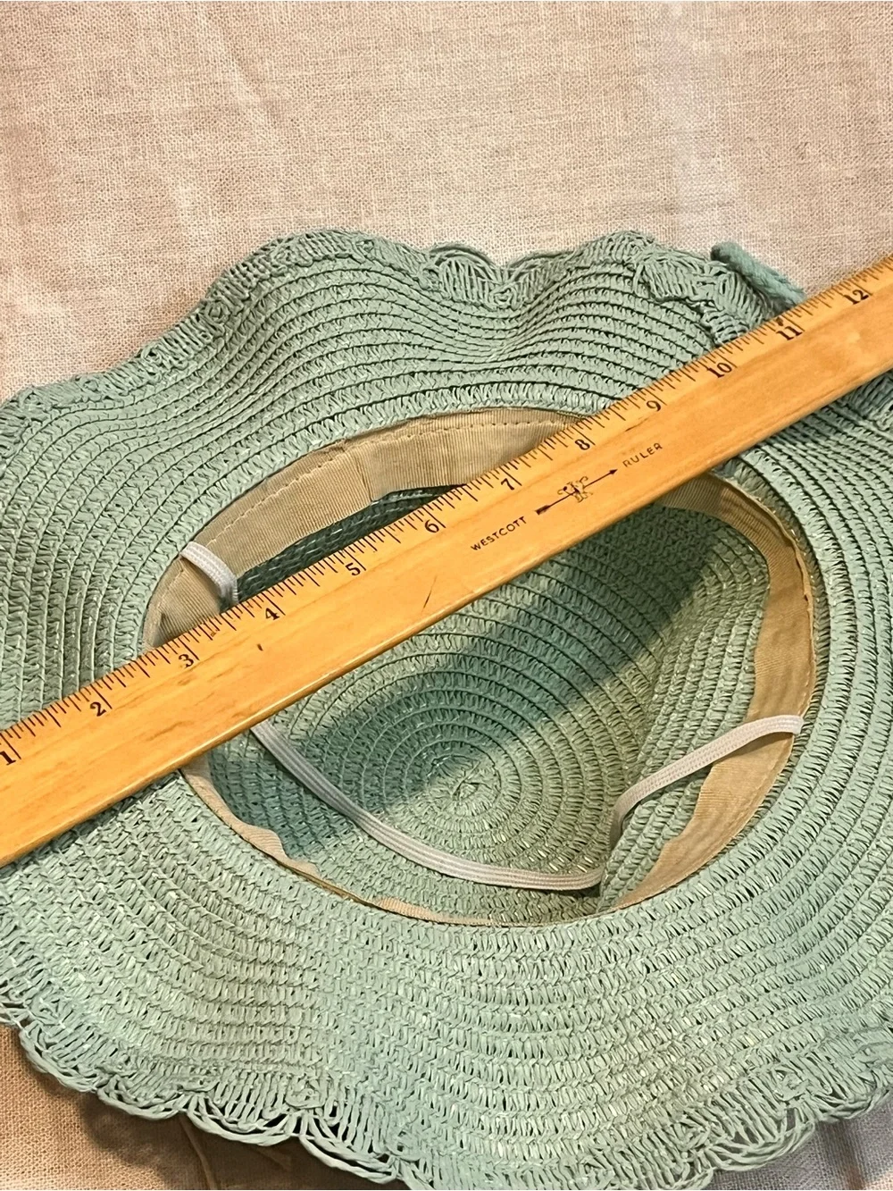 Girls Mint Floral Straw Sun Hat and Matching Crossbody Bag